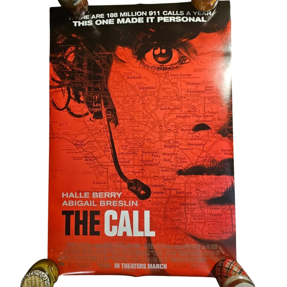 The Call 2013 Promo Movie Poster 27x40 Halle Berry Evie Thompson Abigail Breslin